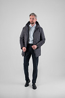 КУРТКА МУЖСКАЯ ПЛАЩЕВАЯ УТЕПЛЕННАЯ 4М-881. Фото 4.