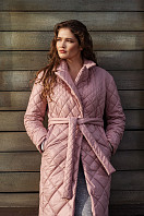 Пальто женское плащевое утепленное 5-12535-1. Фото 6.