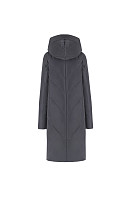 ПАЛЬТО ЖЕНСКОЕ ПЛАЩЕВОЕ УТЕПЛЕННОЕ 5-1900. Фото 3.