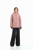 КУРТКА ЖЕНСКАЯ ПЛАЩЕВАЯ УТЕПЛЕННАЯ 4-2036. Фото 2.