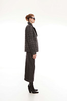 КУРТКА ЖЕНСКАЯ ПЛАЩЕВАЯ УТЕПЛЕННАЯ 4-1391. Фото 4.