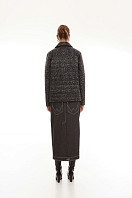 КУРТКА ЖЕНСКАЯ ПЛАЩЕВАЯ УТЕПЛЕННАЯ 4-1391. Фото 5.