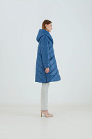 Пальто женское плащевое утепленное 5-12649-1. Фото 2.