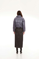 КУРТКА ЖЕНСКАЯ ПЛАЩЕВАЯ УТЕПЛЕННАЯ 4-1049. Фото 3.