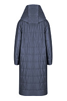 Пальто женское плащевое утепленное 5-12592-1. Фото 3.