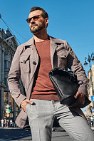 ПЛАЩ МУЖСКОЙ 2М-9525-1. Фото 5.
