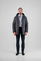 КУРТКА МУЖСКАЯ ПЛАЩЕВАЯ УТЕПЛЕННАЯ 4М-881. Фото 5.