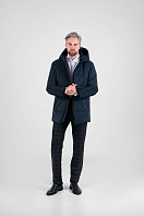 КУРТКА МУЖСКАЯ ПЛАЩЕВАЯ УТЕПЛЕННАЯ 4М-881. Фото 3.