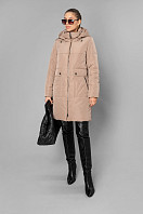 Пальто женское плащевое утепленное 5-9698-1. Фото 1.