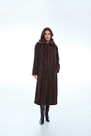 ПАЛЬТО ЖЕНСКОЕ ИЗ ИСКУССТВЕННОГО МЕХА 9-1597. Фото 1.