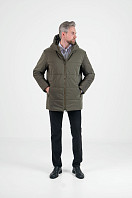 КУРТКА МУЖСКАЯ ПЛАЩЕВАЯ УТЕПЛЕННАЯ 4М-881. Фото 4.