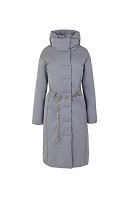 Пальто женское плащевое утепленное 5-12383-1. Фото 1.