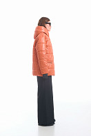 КУРТКА ЖЕНСКАЯ ПЛАЩЕВАЯ УТЕПЛЕННАЯ 4-1846. Фото 3.