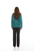 КУРТКА ЖЕНСКАЯ ПЛАЩЕВАЯ УТЕПЛЕННАЯ 4-2223. Фото 3.