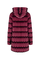 ПАЛЬТО ЖЕНСКОЕ УТЕПЛЕННОЕ 6-1743. Фото 3.