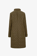 Пальто женское плащевое утепленное 5-11637-1. Фото 3.