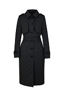 Пальто женское плащевое утепленное 5-12532-1. Фото 1.
