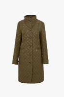 Пальто женское плащевое утепленное 5-11637-1. Фото 1.