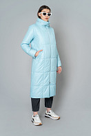 Пальто женское плащевое утепленное 5-10352-1. Фото 1.