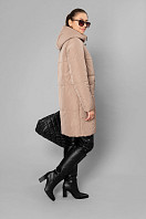 Пальто женское плащевое утепленное 5-9698-1. Фото 2.