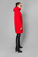 Пальто женское плащевое утепленное 5-9698-1. Фото 2.